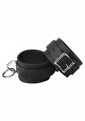 Strict Leather Standard Locking Wrist Cuffs - Black