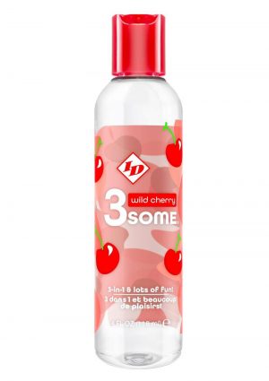 ID 3 Some 3-in-1 Multi Use Flavored Lubricant Wild Cherry 4oz