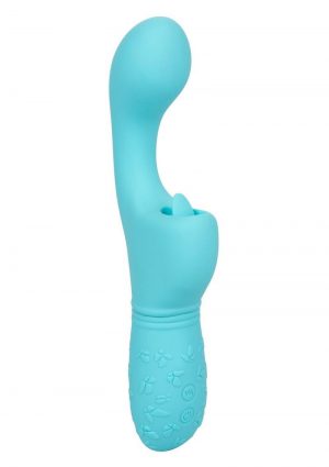 Rechargeable Butterfly Kiss Silicone Flicker - Blue