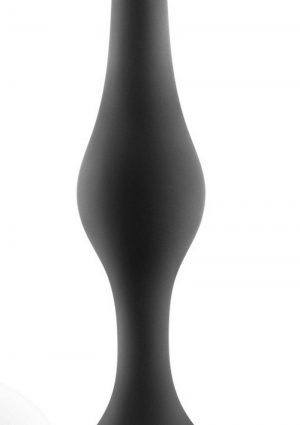 Anal Adventures Platinum Silicone Beginner Plus - Small - Black