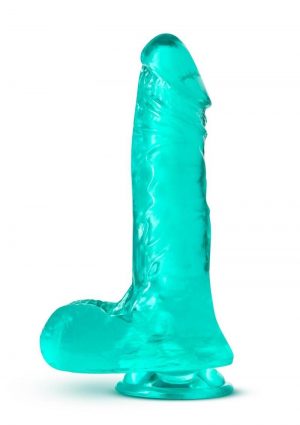B Yours Plus Rock n` Roll Realistic Dildo with Balls 8in - Teal