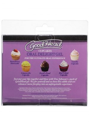 GoodHead Oral Delight Gel Cupcakes (5 Pack) 1oz