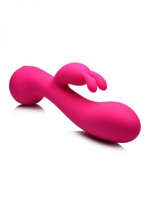Rumblers 10X Rabbit Silicone Vibrator - Pink