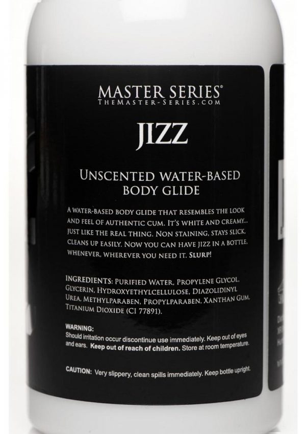 Master Series Jizz Unscented Water Based Lube 16oz