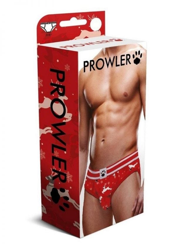 Prowler Reindeer Brief - XSmall - Red/Black