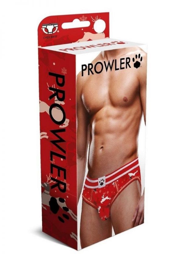 Prowler Reindeer Open Brief - XXLarge - Red/Black
