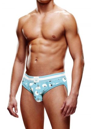 Prowler Winter Animals Brief - Medium - Blue/White