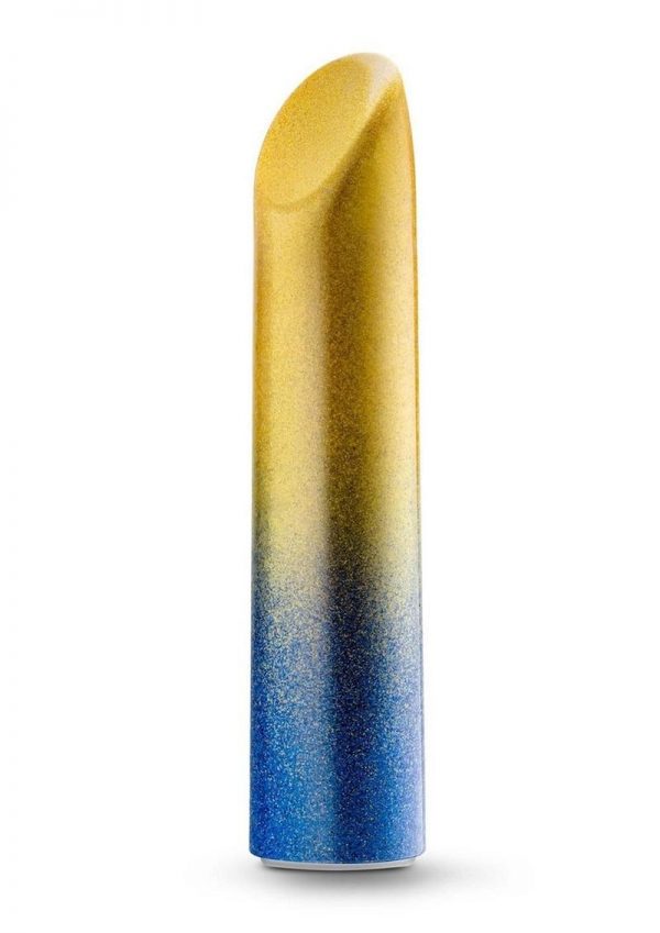 Power Of Love Ukraine Rechargeable Vibrator - Gold/Blue