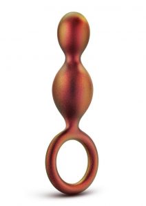 Anal Adventures Matrix Duo Loop Silicone Plug - Copper