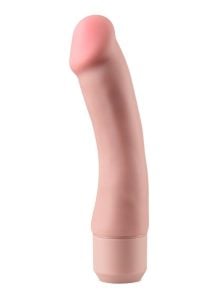 Dr. Skin Silicone Dr. Steve Vibrating Dildo 7in - Vanilla