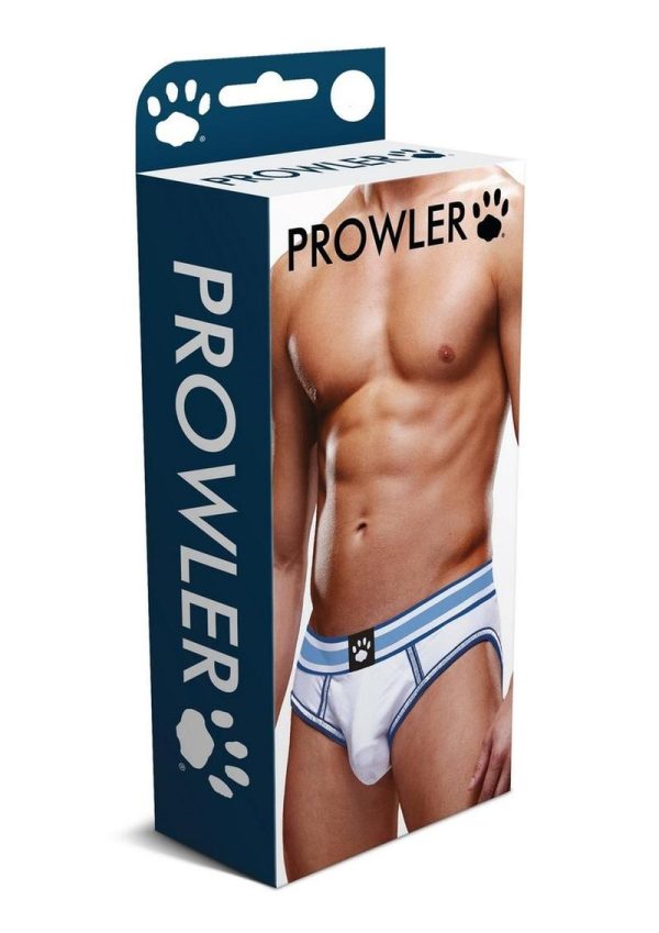 Prowler White/Blue Open Brief - Medium