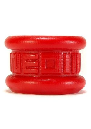Neo Short Silicone Ballstretcher - Small - Red