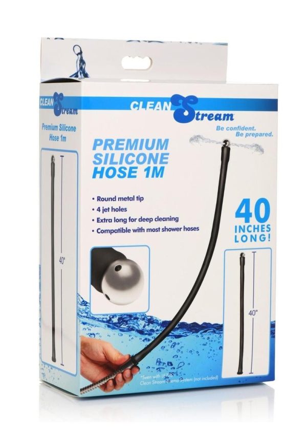 CleanStream Premium Silicone Hose 1m - Black