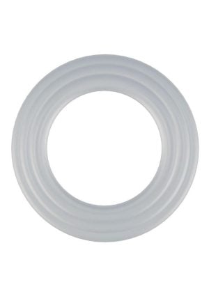 Rock Solid Tri-Pack Silicone Gasket Cock Ring - White