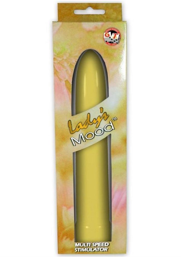 Lady`s Mood Plastic Vibrator - Yellow