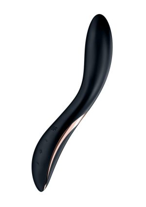 Satisfyer Rrrolling Explosion Rechargeable Silicone Vibrator - Black