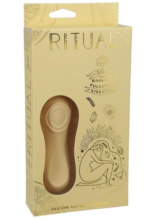 Ritual Sol Rechargeable Silicone Pulsating Vibe - Yellow