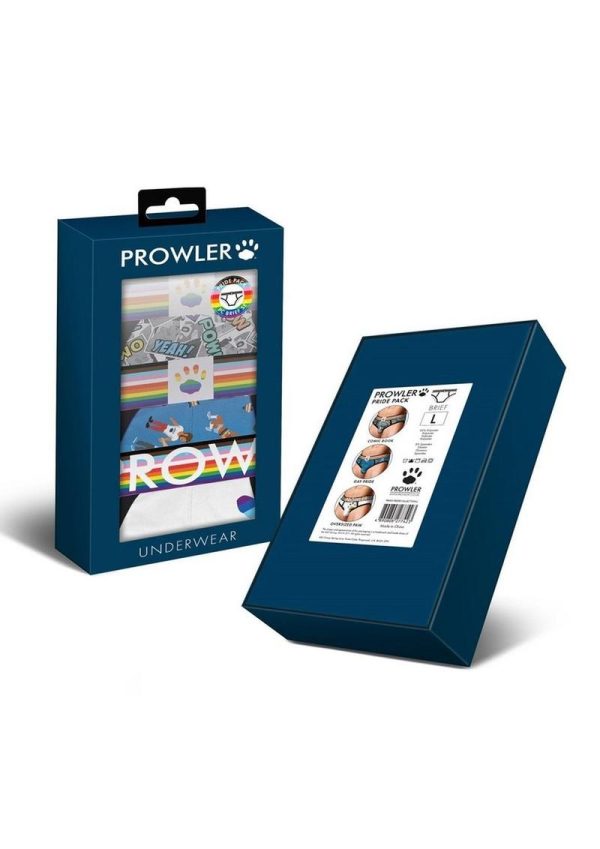 Prowler Pride Brief Collection (3 Pack) - Large - Multicolor