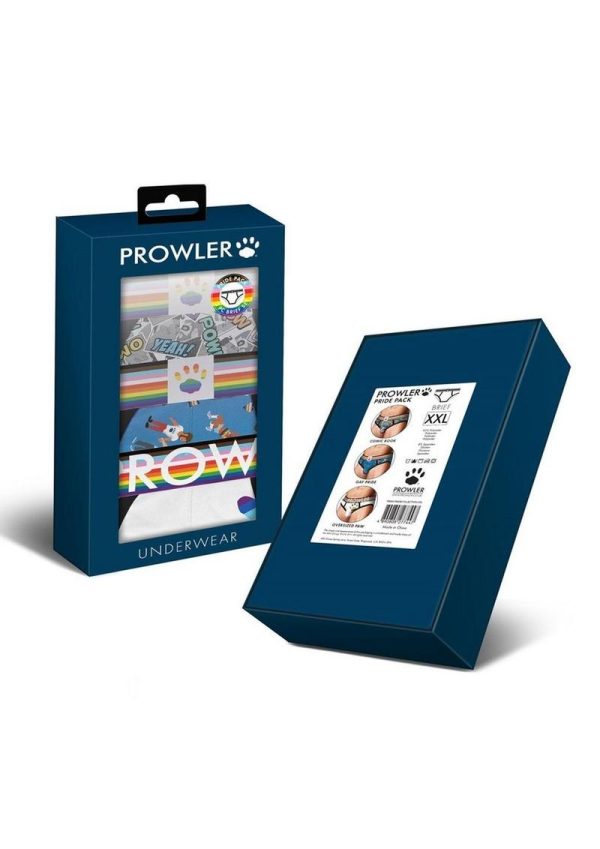 Prowler Pride Brief Collection (3 Pack) - XXLarge - Multicolor