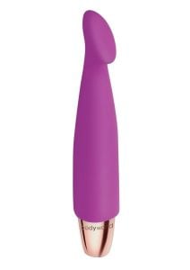 Bodywand Mini Vibes Bop Rechargeable Silicone Clitoral Stimulator- Purple