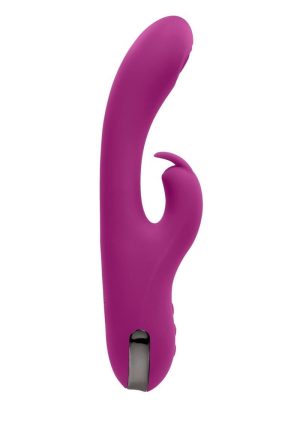 Playboy Thumper Rechargeable Silicone Rabbit Vibrator - Purple