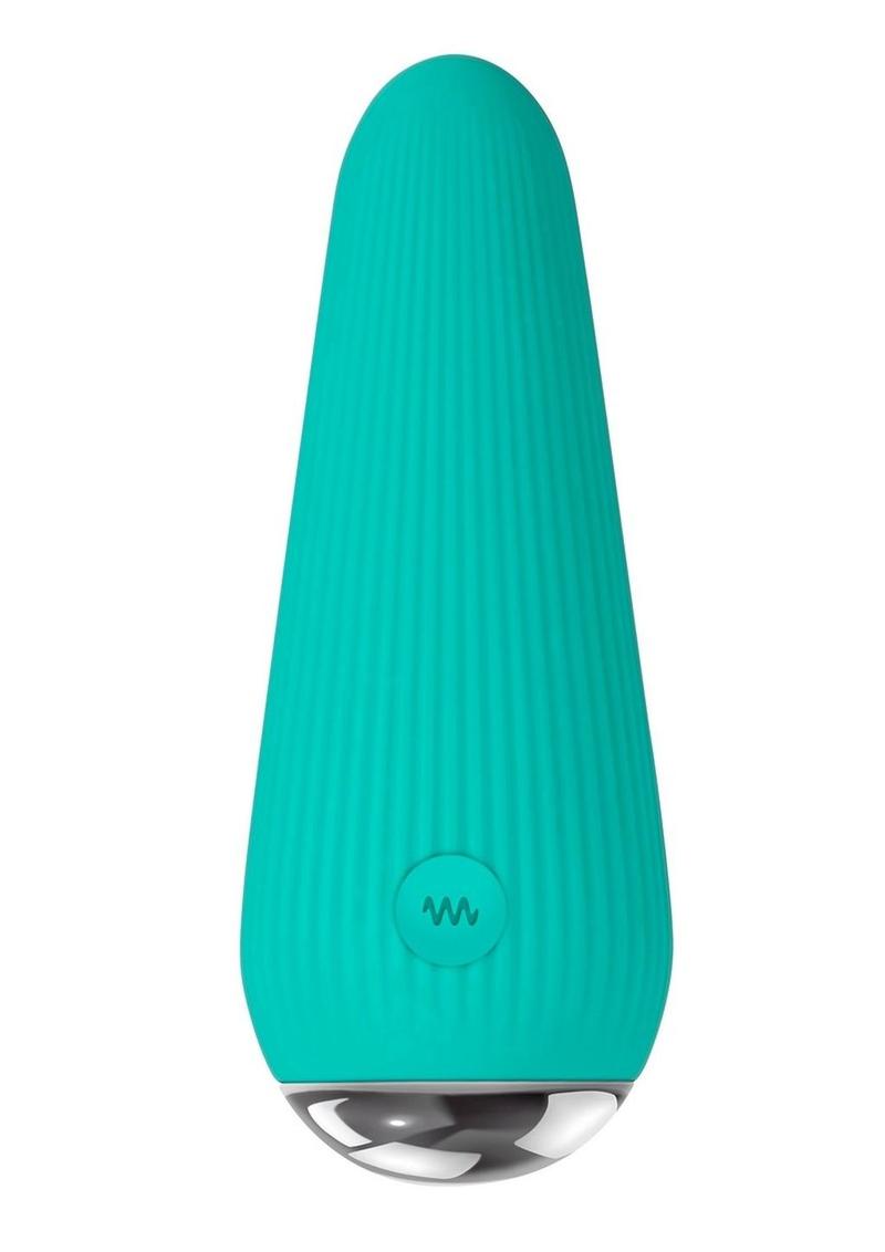 O Cone Rechargeable Silicone Bullet - Teal