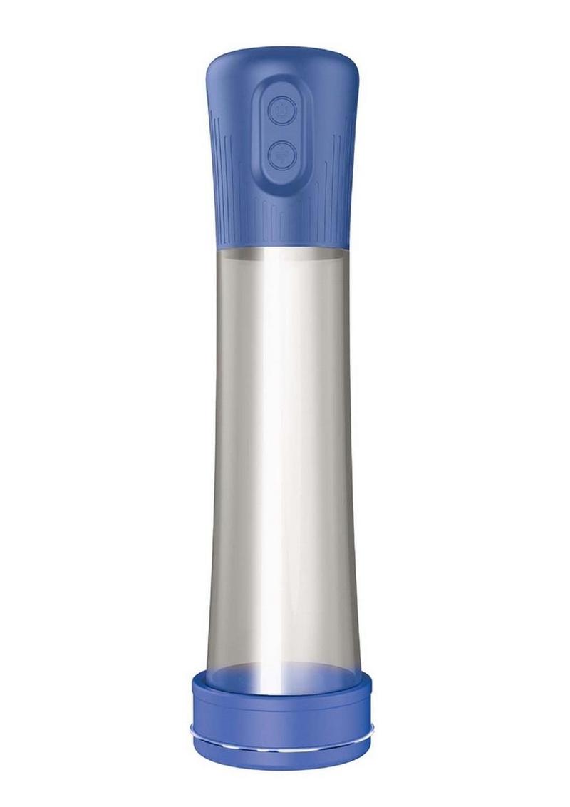 H2O Rechargeable Penis Pump - Blue