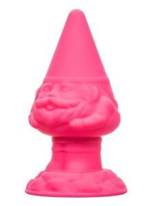 Naughty Bits Anal Gnome Gnome Silicone Butt Plug - Pink