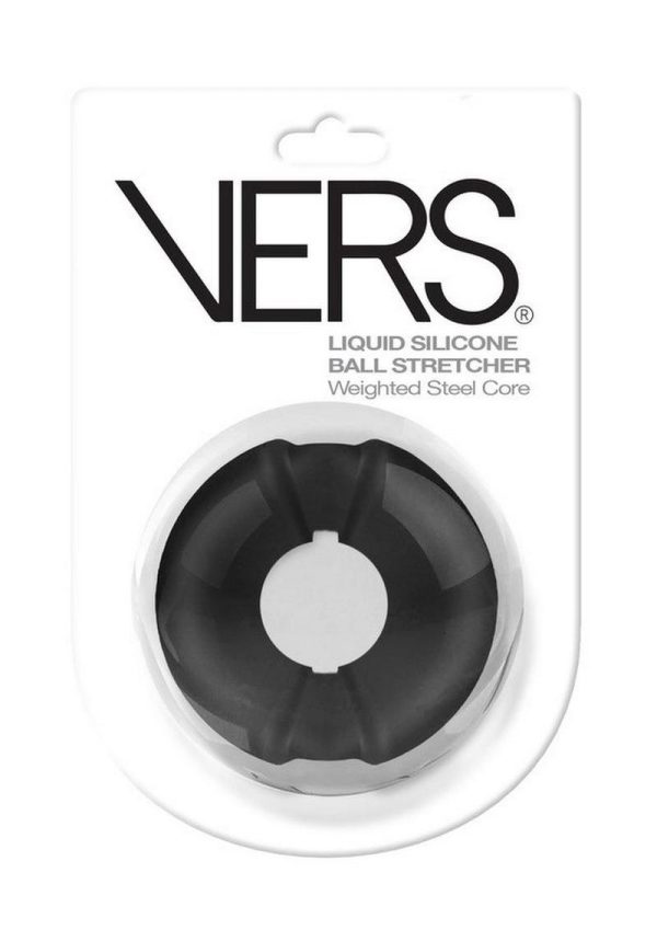 Vers Steel Weighted Cock Ring - Black