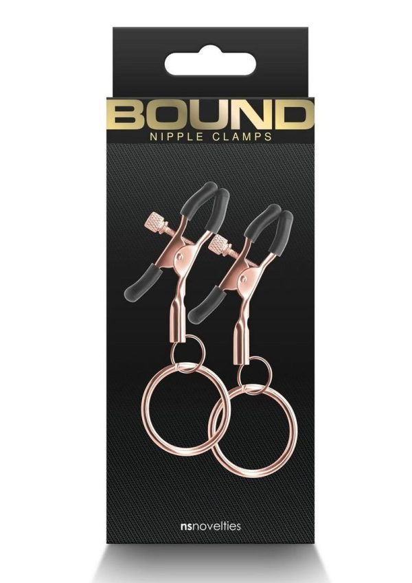 Bound Nipple Clamps C2 - Rose Gold