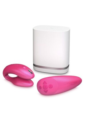 We-Vibe Chorus Rechargeable Couples Vibrator with Squeeze Control - Pink