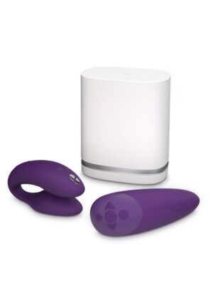 We-Vibe Chorus Rechargeable Couples Vibrator with Squeeze Control - Purple