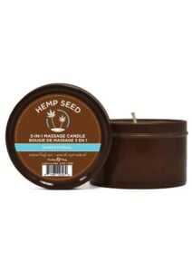 Earthly Body Hemp Seed 3 In 1 Massage Candle - Sunsational 6oz