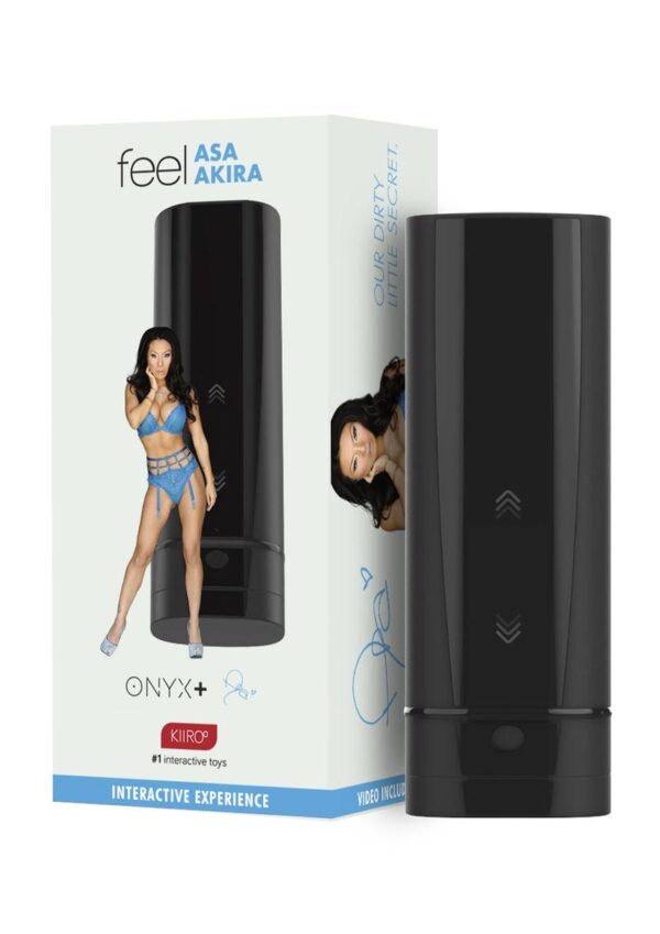 Kiiroo Onyx+ Asa Akira Experience Masturbator - Black