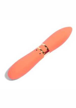 Nu Sensuelle Deux Silicone Rechargeable Bullet - Coral/Rose Gold