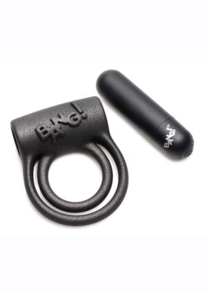 Bang 25x Silicone Cock Ring with Remote Control - Black