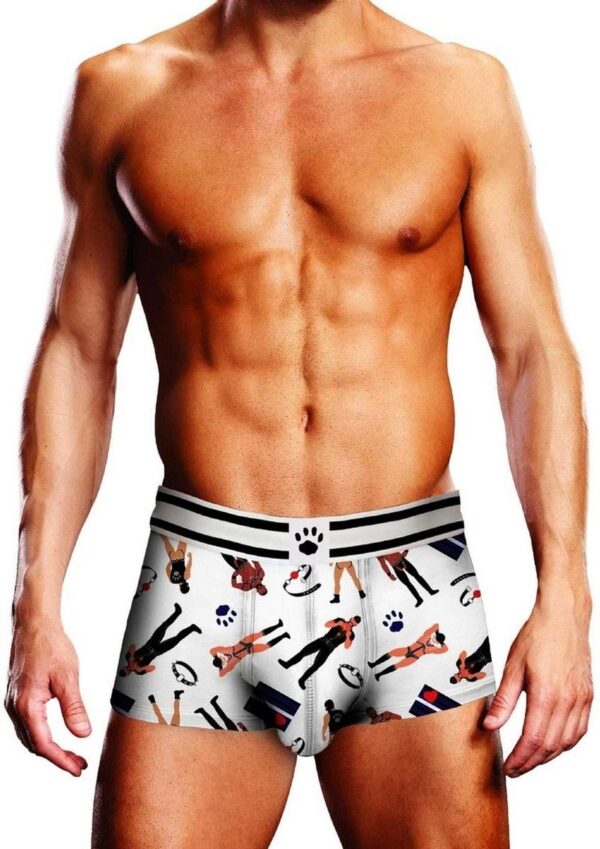 Prowler Spring/Summer 2023 Leather Pride Trunk - Small - White/Black