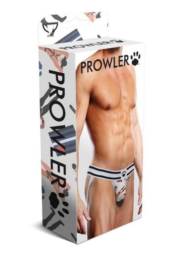 Prowler Spring/Summer 2023 Leather Pride Jock - Small - White/Black