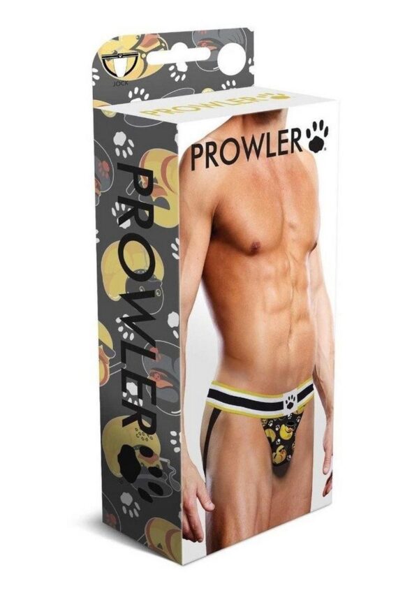 Prowler Spring/Summer 2023 BDSM Rubber Ducks Jock - Large - Black/Yellow