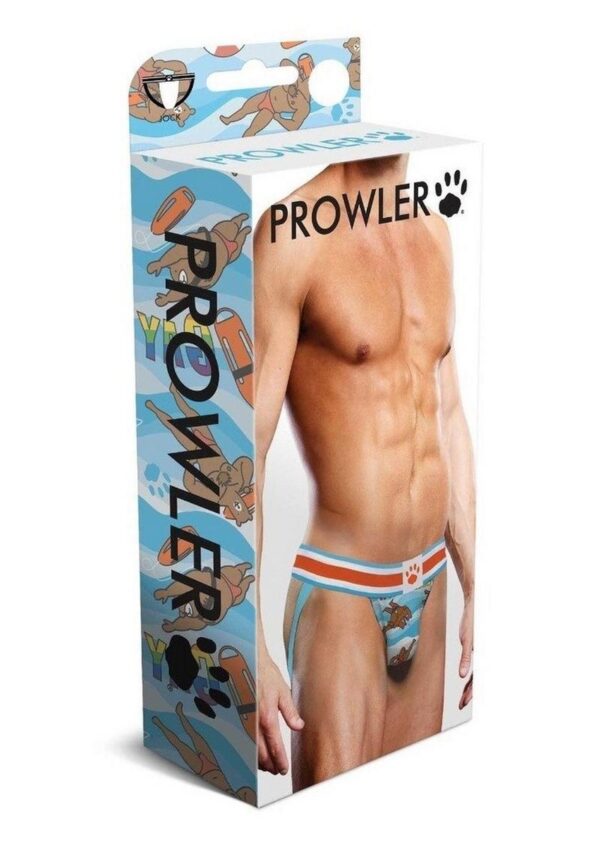 Prowler Spring/Summer 2023 Gaywatch Bears Jock - XXLarge - Blue/Orange