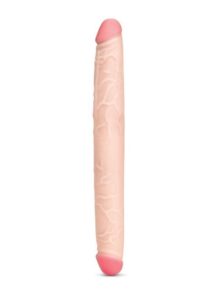 Prowler Red Ultra Cock Double Dong Flexible Dildo 12in - Vanilla