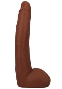 Signature Cocks Ultraskyn Alex Jones Dildo with Removable Suction Cup 11in - Caramel