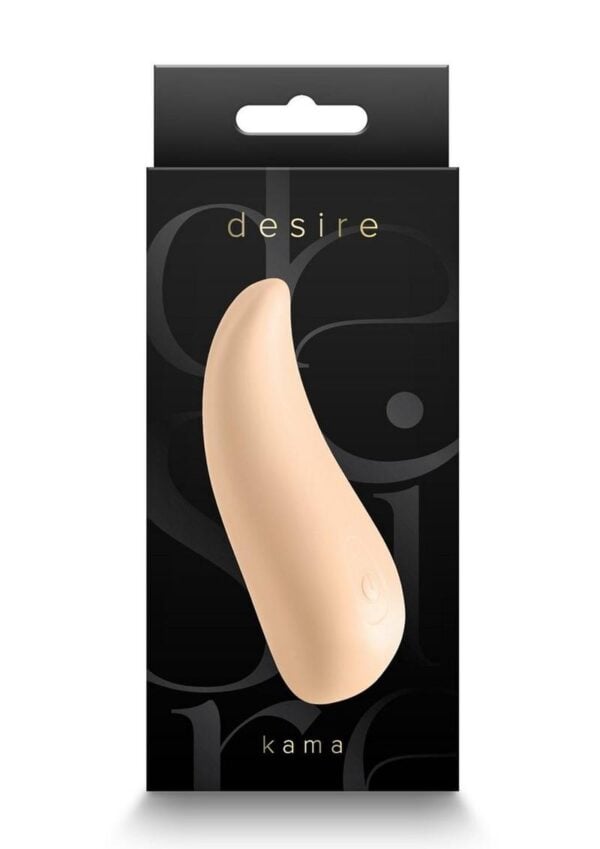 Desire Kama Rechargeable Silicone Vibrator - Blue