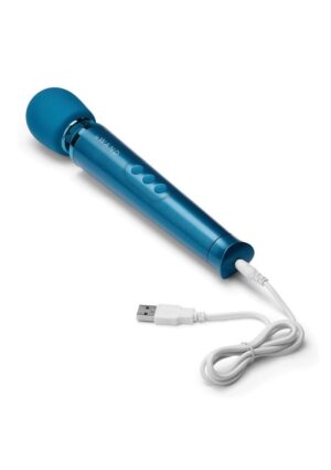 Le Wand Petite Rechargeable Silicone Vibrating Massager - Blue