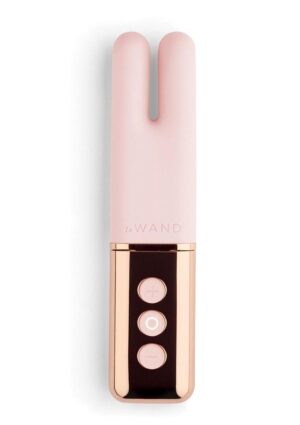 Le Wand Deux Silicone Rechargeable Dual Vibrator - Rose Gold