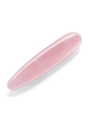 Le Wand Crystal Slim Wand with Silicone Ring - Rose Quartz