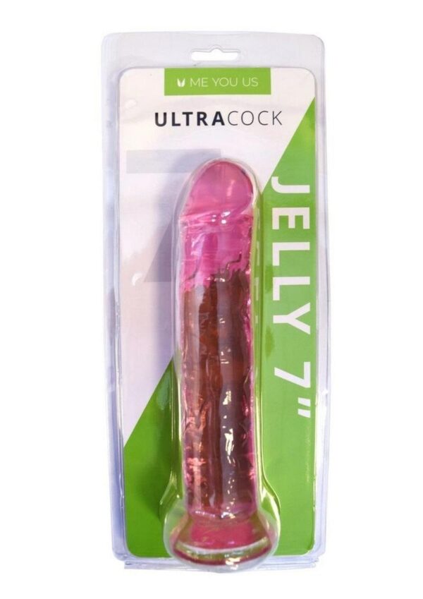 ME YOU US Ultracock Jelly Dong 7in - Pink