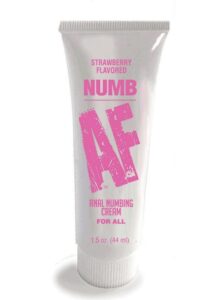 Numb AF Anal Numbing Flavored Cream - Strawberry