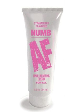 Numb AF Anal Numbing Flavored Cream - Strawberry