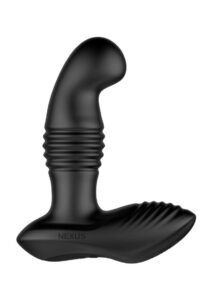 Nexus Thrust Prostate Edition Rechargeable Silicone Anal Thrusting Probe with Remote Control - Black
